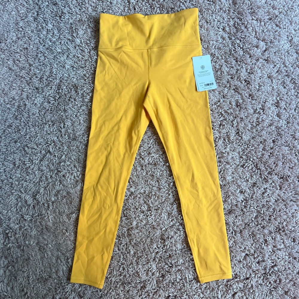Athleta Yellow Leggings